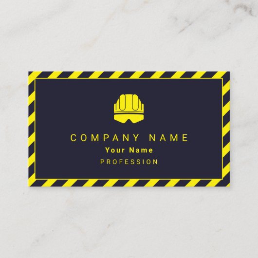 Rahmen und Logo der Bauzone Visitenkarte (Vorderseite)