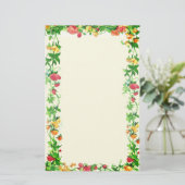 Rahmen von Rose Briefpapier (Stehend Vorderseite)