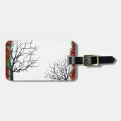 Rahmenbäume Herbstdekoration Gepäckanhänger (Vorderseite horizontal)