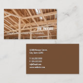 Rahmenbauunternehmer Visitenkarte (Vorne/Hinten)