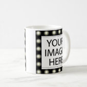Rahmenlichter Vorlage Fügen Sie Ihr Bild und/oder Kaffeetasse (VorderseiteRechts)