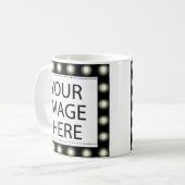 Rahmenlichter Vorlage Fügen Sie Ihr Bild und/oder Kaffeetasse (Vorderseite Links)