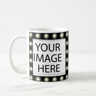 Rahmenlichter Vorlage Fügen Sie Ihr Bild und/oder  Kaffeetasse