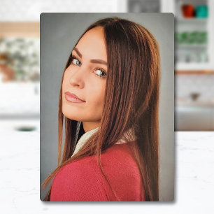 Rahmenloser benutzerdefinierter Fototischständer m Fotoplatte