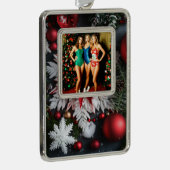 Rahmenornament Rahmen-Ornament Silber (Rechts)