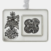 Rahmenornament Rahmen-Ornament Silber (Vorderseite)