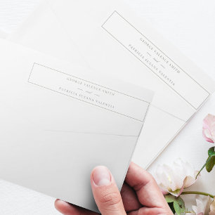 Rahmenscript Elegantes Salbei-Grün Hochzeit