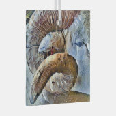 RAHMENTIERBETRIEB ORNAMENT AUS GLAS (Vorderseite Rechts)