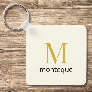 Rahmpllege personalisiertes Monogramm-Geschenk für Schlüsselanhänger