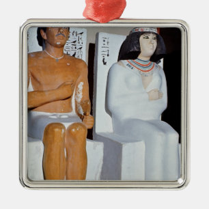 Rahotep und seine Ehefrau, Nofret, von Meydum Silbernes Ornament