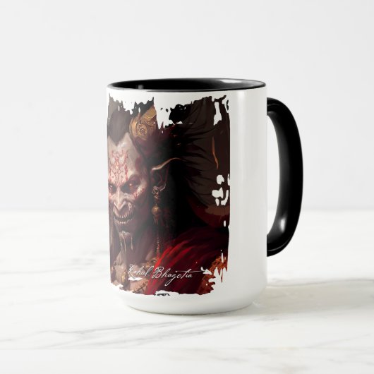 Rahul Bhagotia (Indian) - Demon Trinkbehälter Tass Tasse (VorderseiteRechts)