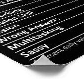 Rahway Girl Nj New Jersey Funny City Home Roots Us Poster (Ecke)