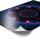 Rai - Fraktal Art Fotodruck (Ecke)