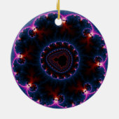 Rai - Fraktal Art Keramik Ornament (Hinten)