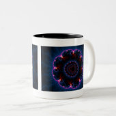 Rai - Fraktal Art Zweifarbige Tasse (VorderseiteRechts)
