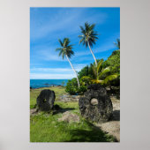 Rai Stones On Yap Island Poster (Vorne)