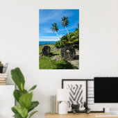 Rai Stones On Yap Island Poster (Heimbüro)