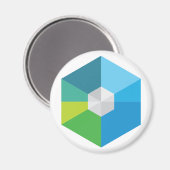 RaiBlocks Magnet (Vorderseite/Rückseite)