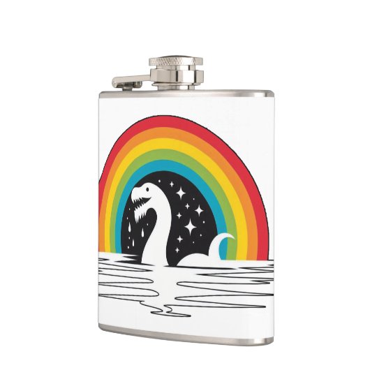 Raibow Sea Monster Flachmann (Links)