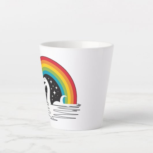 Raibow Sea Monster Milchtasse (Vorderseite)
