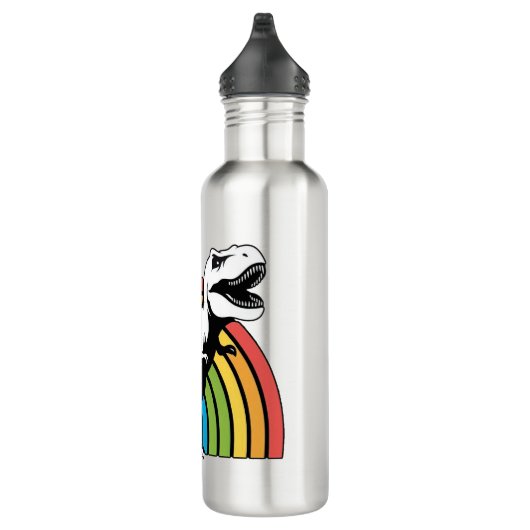 Raibow T-Rex Edelstahlflasche (Rechts)