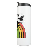 Raibow T-Rex Thermosbecher (Nach rechts gedreht)