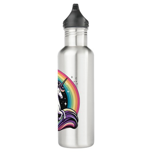 Raibow Unicorn Edelstahlflasche (Rechts)