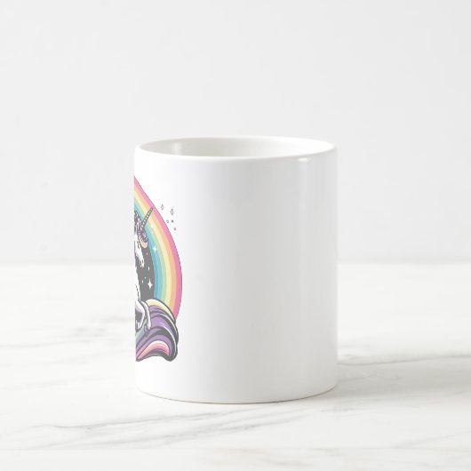 Raibow Unicorn Kaffeetasse (Mittel)