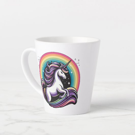 Raibow Unicorn Milchtasse (Linke Ecke)