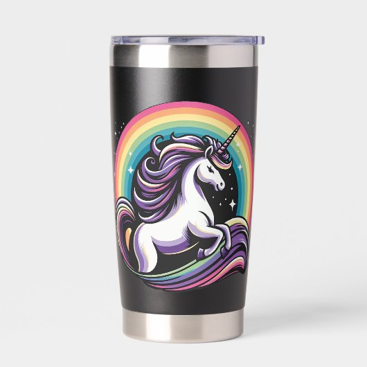 Raibow Unicorn Thermobecher (Links)