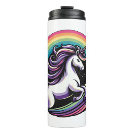 Raibow Unicorn Thermosbecher