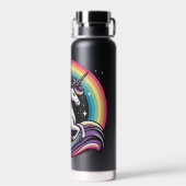 Raibow Unicorn Trinkflasche (Rückseite)