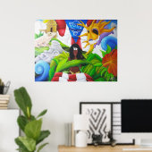 Raices 4 Puertorican Art Poster (Heimbüro)