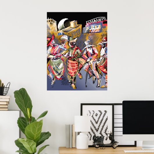 "Raíces" Poster (Heimbüro)