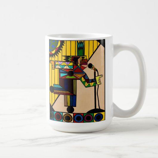 "Raid I Blues" von Ruchell Alexander Kaffeetasse (Rechts)