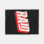 Raid-Kostüm für Emblem-Fans Fleecedecke (Vorderseite (Horizontal))