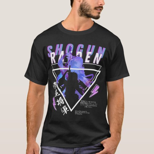 Raiden Shogun BAAL Genshin Impact New Character T-Shirt (Vorderseite)