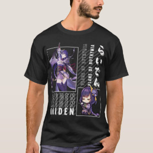 Raiden Shogun Flugzeug von Euthymia Genshin Impact T-Shirt