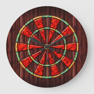 Raider 1 Dart Board Wall Clock Große Wanduhr