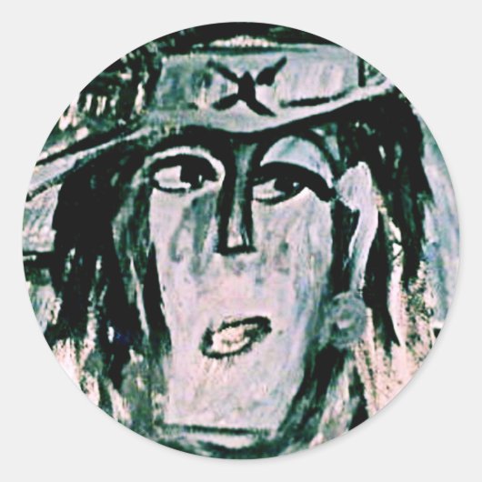 RAIDER FAN RUNDER AUFKLEBER (Vorderseite)
