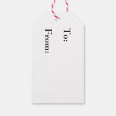 Raider Gift Tags Geschenkanhänger (Rückseite)