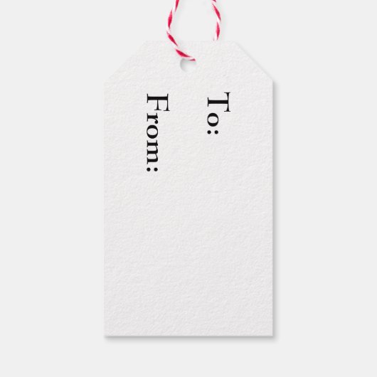 Raider Gift Tags Geschenkanhänger (Rückseite)