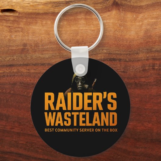 Raider’s Wasteland Logo Best Server Keychain Schlüsselanhänger (Rückseite)
