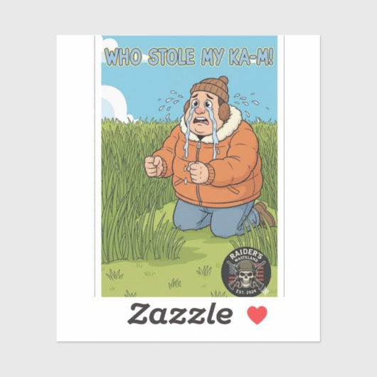 Raider’s Wasteland Who Stole My KA-M Sticker (Blatt)