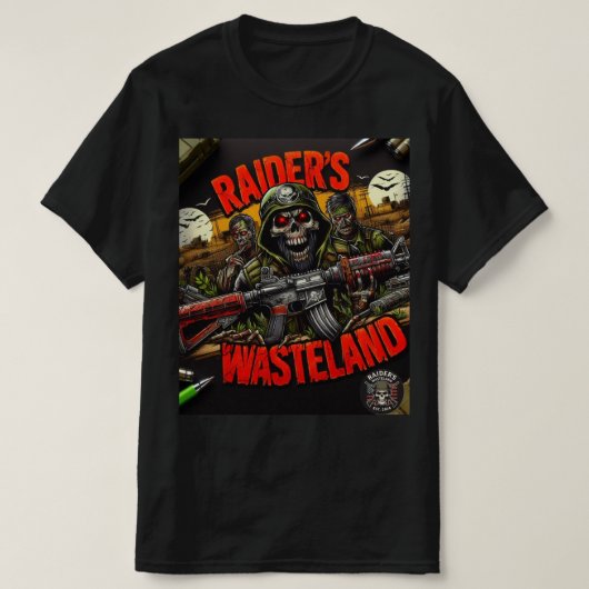 Raider’s Wasteland Zombie Skelly Shirt (Design vorne)
