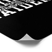 Raiders attackieren US-Flagge Männer Junge Frauen  Poster (Ecke)