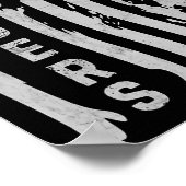 Raiders attackieren US-Flagge Männer Junge Frauen  Poster (Ecke)