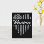 Raiders Herzname Männer Frauen Mädchen Kind Karte (Gelbe Blume)