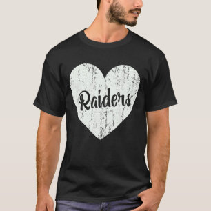 Raiders School Sports Fan Team Spirit Mascot T-Shirt