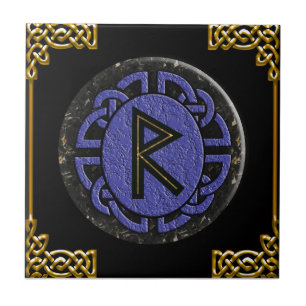 "raidho" älteres futhark fliese